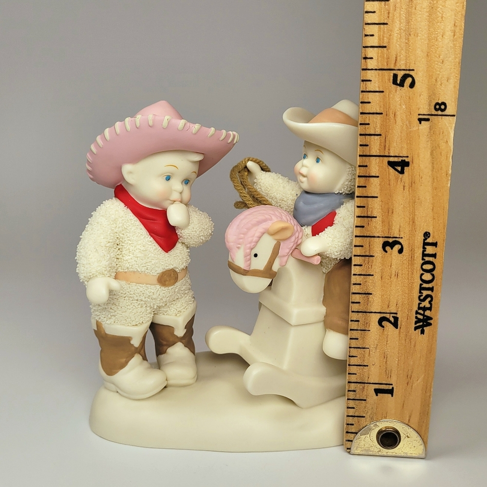 Department 56 Snowbabies Let's Pretend "Howdy Partner" 4.75" - #56.69354 - Picture 2 of 10